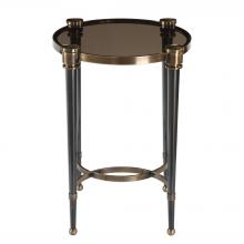  24731 - Uttermost Thora Brushed Black Accent Table